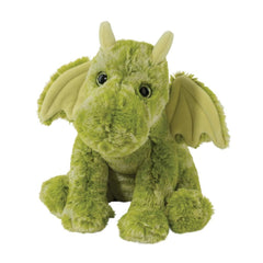 Douglas Lucien Green Dragon Softie in hero shot, cozy cuddling appeal.