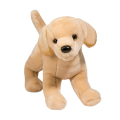 Douglas Mandy Yellow Lab plush eyes highlight gentle, expressive look.