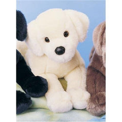 Douglas Mandy Yellow Lab plush face with soulful eyes for companionship.
