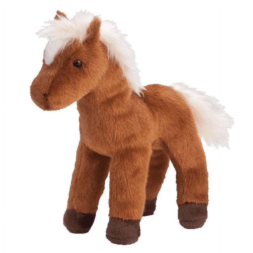 Douglas Mr. Brown Chestnut Horse plush with lifelike pose for imaginative play