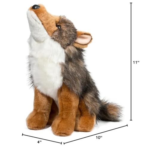 Douglas Rambler coyote plush, a versatile gift for animal lovers and young explorers.