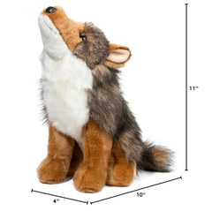 Douglas Rambler coyote plush, a versatile gift for animal lovers and young explorers.