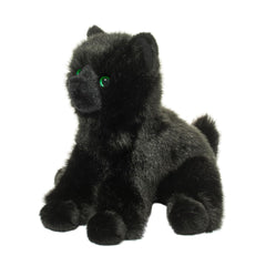 Douglas Salem Black Cat plush sitting pose ideal for interactive play and display.