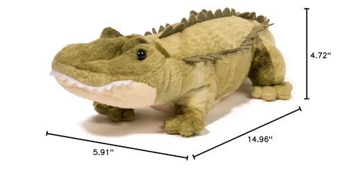 Gift-ready packaging of the Douglas Stream Line alligator plush.