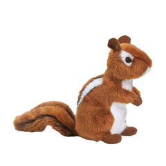Douglas Tilly chipmunk plush in sitting pose, soft and durable for safe pretend play.