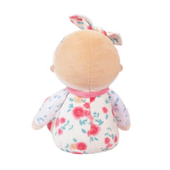 Douglas Vera Floral Soft Doll made with 100% polyester plush for lasting softness.