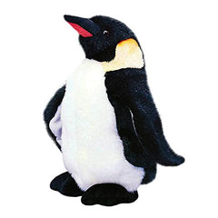 Douglas Waddles Emperor Penguin eye detail highlights bright eyes for lifelike charm.