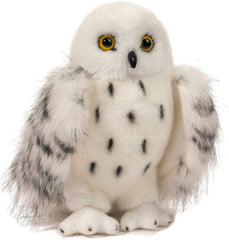 Douglas Wizard Snowy Owl plush with soft fabric for cozy hugs and imaginative play.