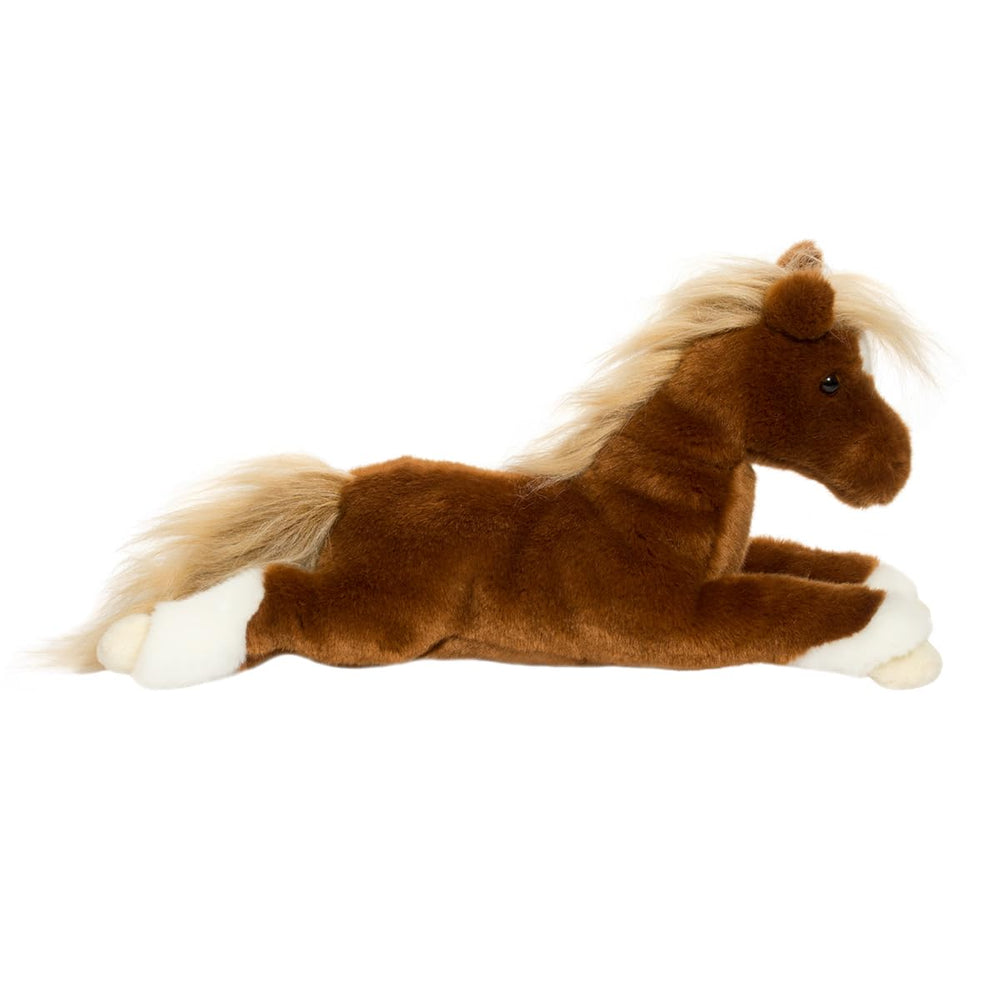 Douglas Wrangler plush shows a flaxen mane and tail for character.