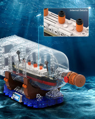 dOvOb Titanic blocks pieces storage – organized bricks for easy future builds.