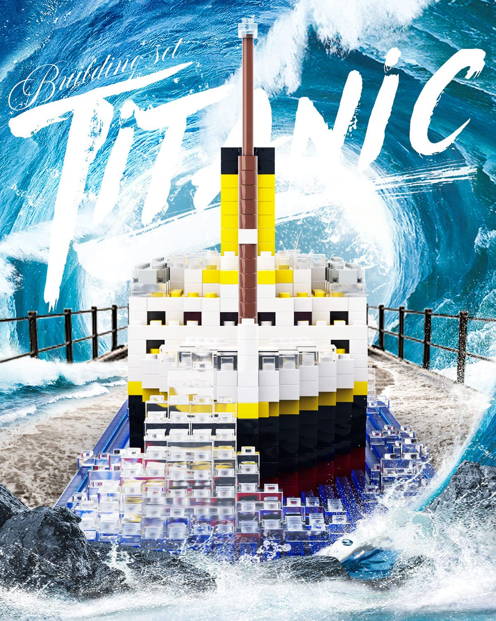 dOvOb Titanic figures included for lifelike scenes and interactive storytelling.