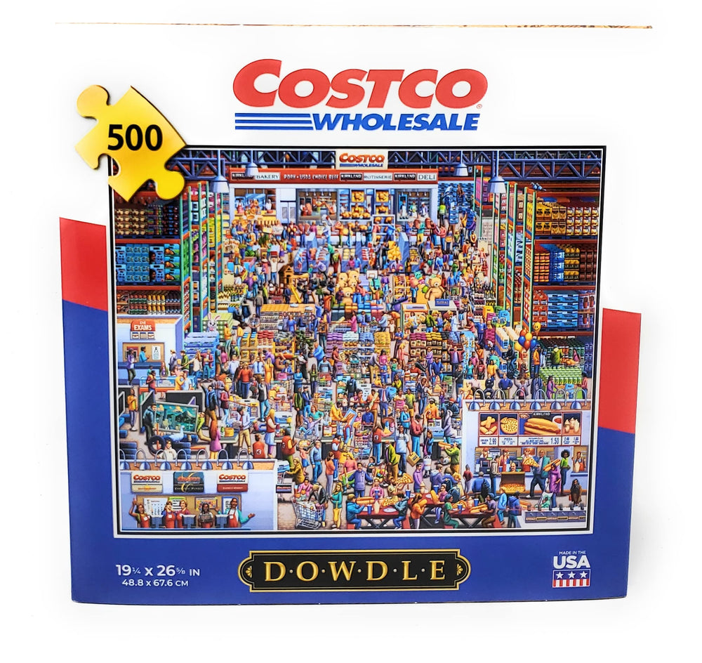 D·O·W·D·L·E Costco Exclusive Eric Dowdle puzzle cover art in vibrant full color, ideal for family puzzle night.