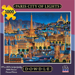 Dowdle Paris City of Lights interlocking pieces for a snug fit