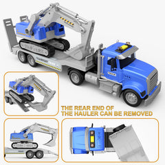 DOWELLIN friction-powered trucks move smoothly during active play.