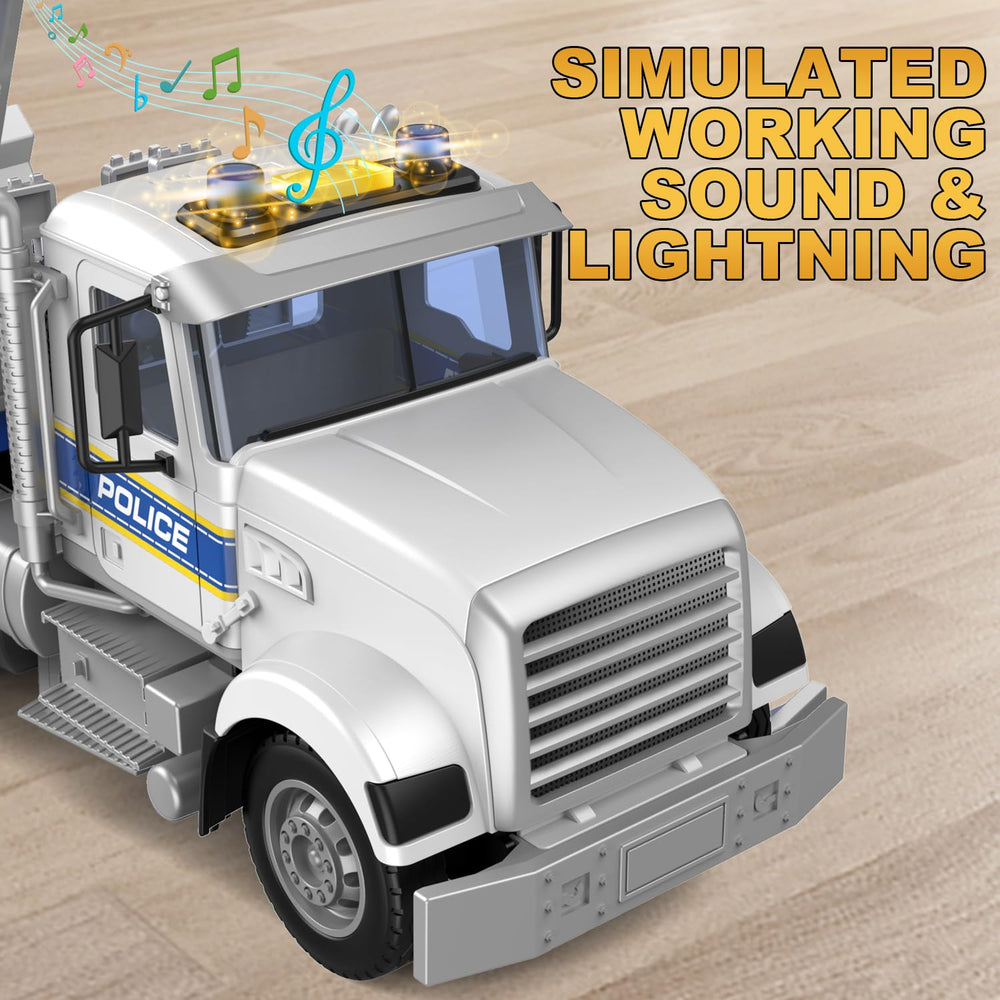 Dowellin police-truck cab with separable head feature