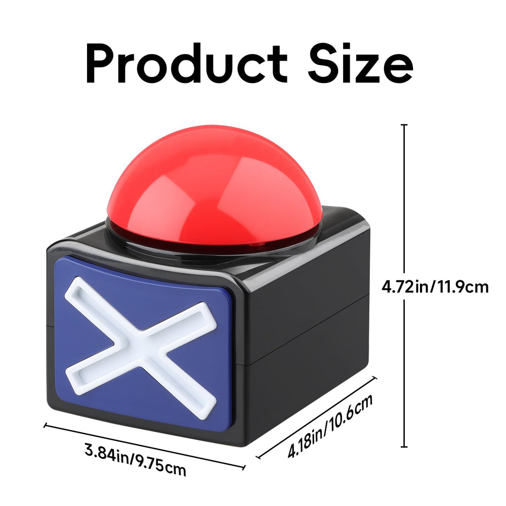 Durable DOXISHRUKY buzzers powered by four AA batteries ensure long play sessions.