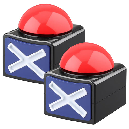 DOXISHRUKY buzzers with red LED light for lively trivia and interactive family game nights.