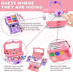 Dpai princess makeup set with mirror for dress-up imagination.