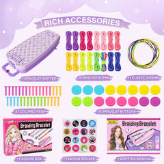 Dpai step-by-step instruction guide helps kids learn and finish bracelets.