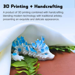 Dpcirk close-up of cherry blossom dragon head showing 3D print details