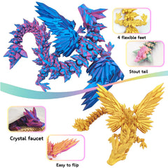 Dpcirk PLA dragon crafted with latest 3D printing technology.