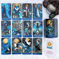 DPEHAKMK Azure Arcana tarot artwork showing fantasy imagery for storytelling.