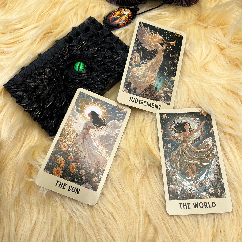 DPEHAKMK card closeup showcases ethereal floral artwork