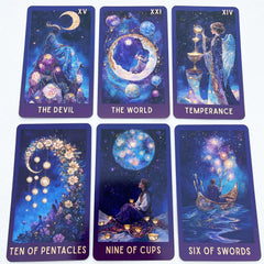 DPEHAKMK Celestial Tarot 400gsm coated paper feels smooth and durable