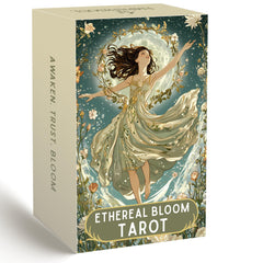 DPEHAKMK floral tarot deck with blossoms for insightful readings