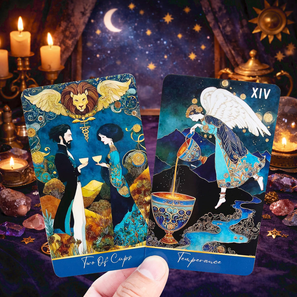 DPEHAKMK Azure Arcana major and minor cards for learning and interpretation.