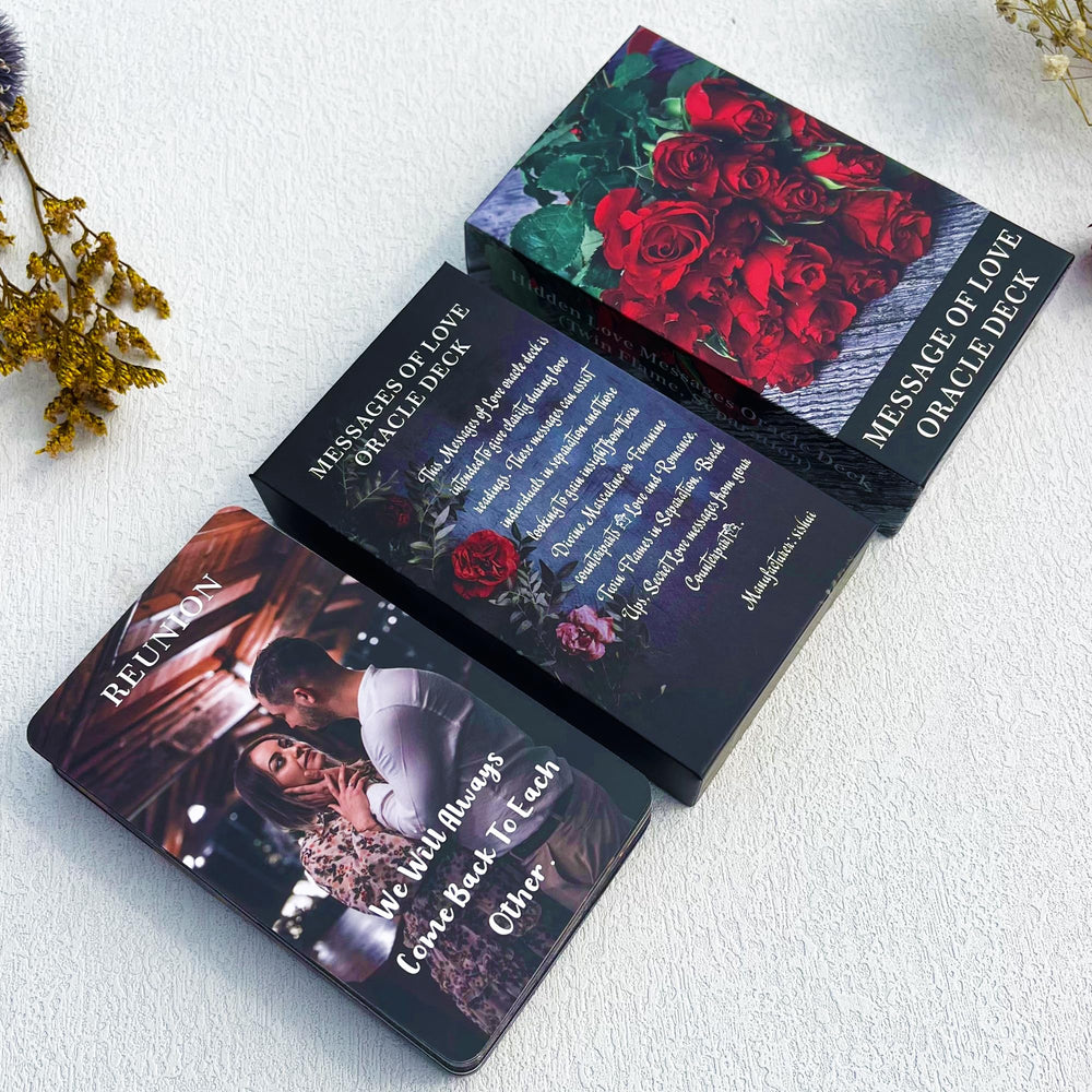 DPEHAKMK Message of Love oracle set compact size perfect for travel or gatherings.