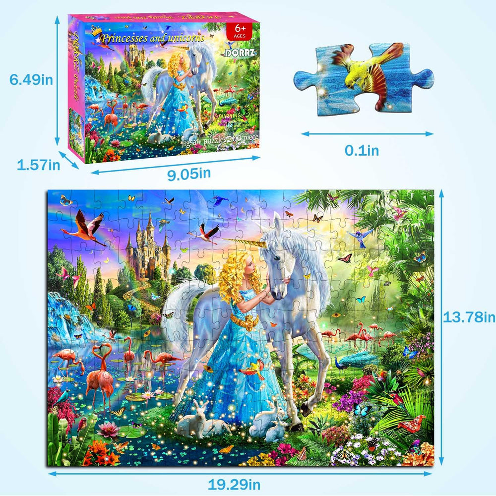 DQRRZ Unique Pieces Puzzle: each piece fits uniquely for satisfying assembly.