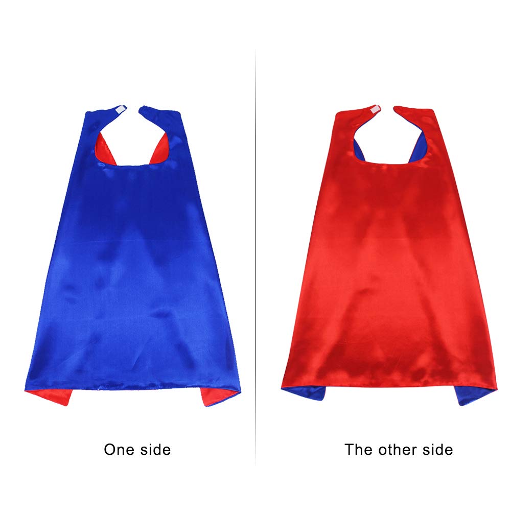 DQZ cape size 27.5 inches fits children ages 3 to 9 years.