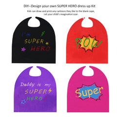 DQZ superhero mask in soft felt protects little faces comfortably.