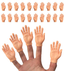 DR DINGUS finger hands pack closeup for ultra-realistic puppet play