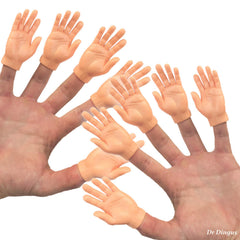 DR DINGUS finger hands pack open box for playful puppet shows.
