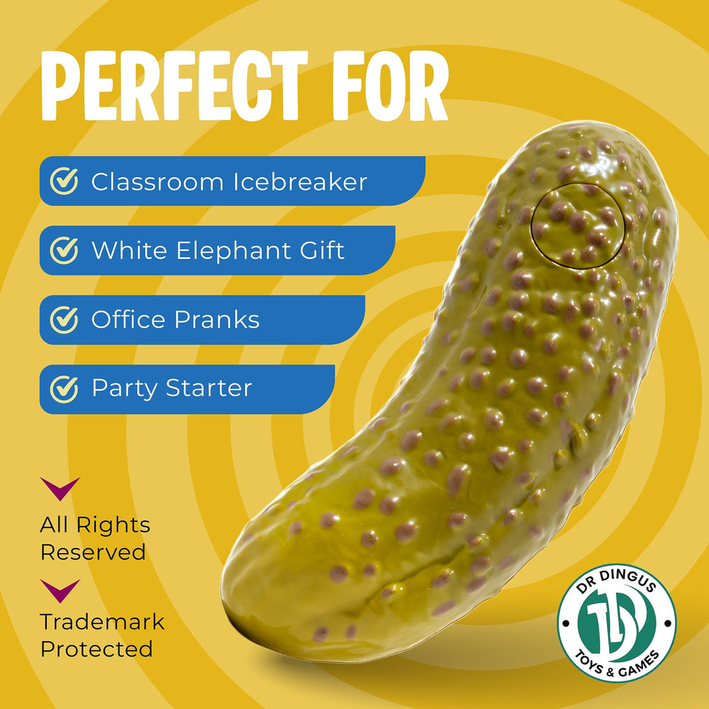 DR DINGUS Party Pickle conversation starter sparks laughs at gatherings