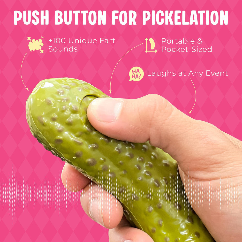 DR DINGUS pickle party starter toy sparks playful energy at parties.