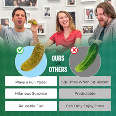 DR DINGUS Yodeling Pickle party-ready companion for social gatherings.