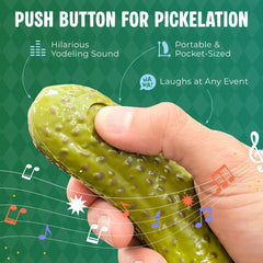 DR DINGUS Yodeling Pickle singing action brings playful vibes to parties.
