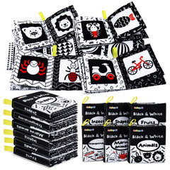Dr.Rapeti soft cloth book set with fruits for sensory bath time exploration