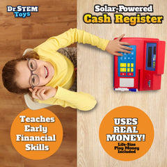 Bank card and educational booklet included for guided math play.