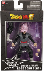 Dragon Ball Super Dragon Stars Rose Goku Black included hands and stand for versatile poses.