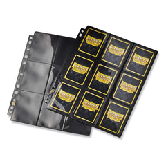 Dragon Shield Arcane Tinmen portfolio interior with sleeve-friendly pockets for easy access