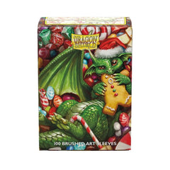 Dragon Shield Brushed Art Sleeves deck in sleeves highlights smooth shuffle and snug fit