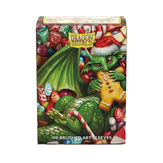 Dragon Shield Brushed Art Sleeves packaging shows durable protection for collectible cards