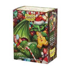 Dragon Shield Brushed Art Sleeves collection display emphasizes premium protection for competitive play