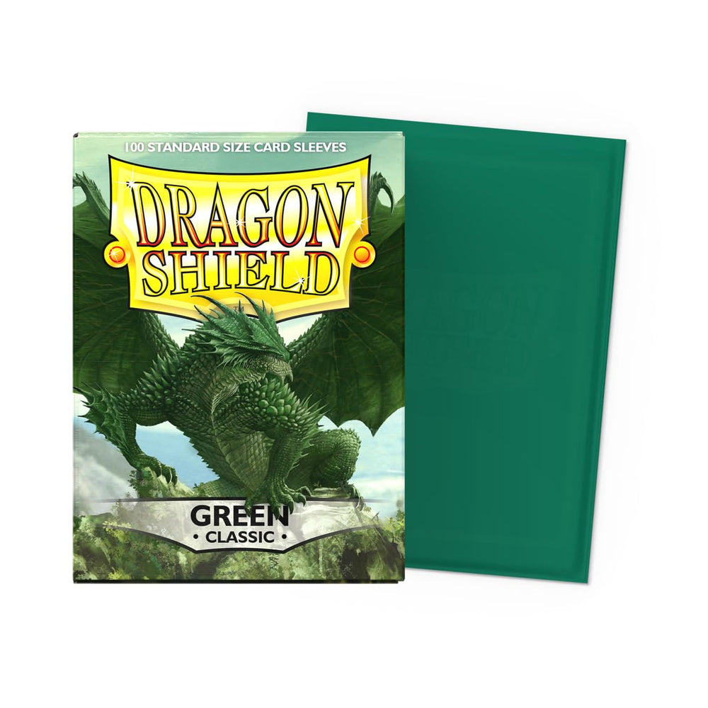 Dragon Shield Classic sleeves back view shows glossy finish for a polished look.