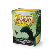 Dragon Shield Emerald Matte sleeves offer smooth shuffling and reliable visibility for your cards.