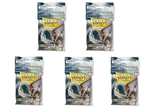 Dragon Shield Inner Sleeve Clear standard size pack shot shows easy protection for standard cards.